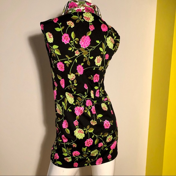 Happy 70s Floral Top - Picture 2 of 4